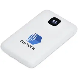 Swiss Cougar Phoenix Fast Charge 22.5W Power Bank - 10000mAh Solid White Branded Image